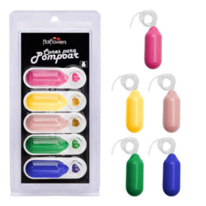 KIT POMPOARISMO COM 05 UNIDADES HOT FLOWERS