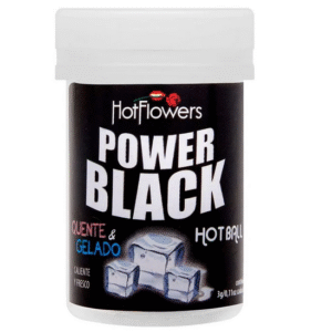 BOLINHA BEIJÁVEL POWER BLACK 2 UNIDADES HOT FLOWERS -HC269