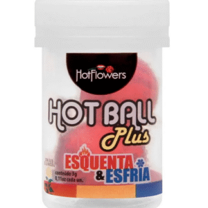 HOT BALL PLUS BOLINHA ESQUENTA & ESFRIA HOT FLOWERS -HC589