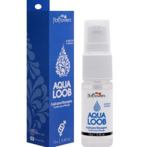 AQUA LOOB LUBRIFICANTE SPRAY 12ML HOT FLOWERS -HC444