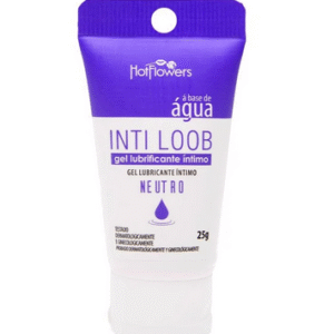 INTI LOOB LUBRIFICANTE BISNAGA LILÁS 25G HOT FLOWERS -HC254