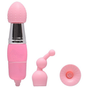 MINI VIBRADOR ESTIMULA CLITÓRIS 3 EM 1 SEXY IMPORT-5236