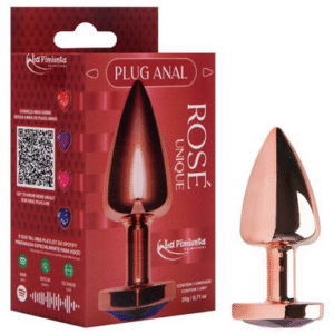 PLUG ANAL P CORAÇÃO ROSÉ UNIQUE- LA PIMIENTA.