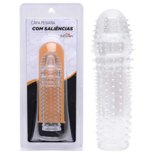 CAPA PENIANA EM SILICONE HOT FLOWERS- HZ359