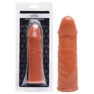 CAPA PENIANA EXTENSORA SILICONE HOT FLOWERS -HZ529N